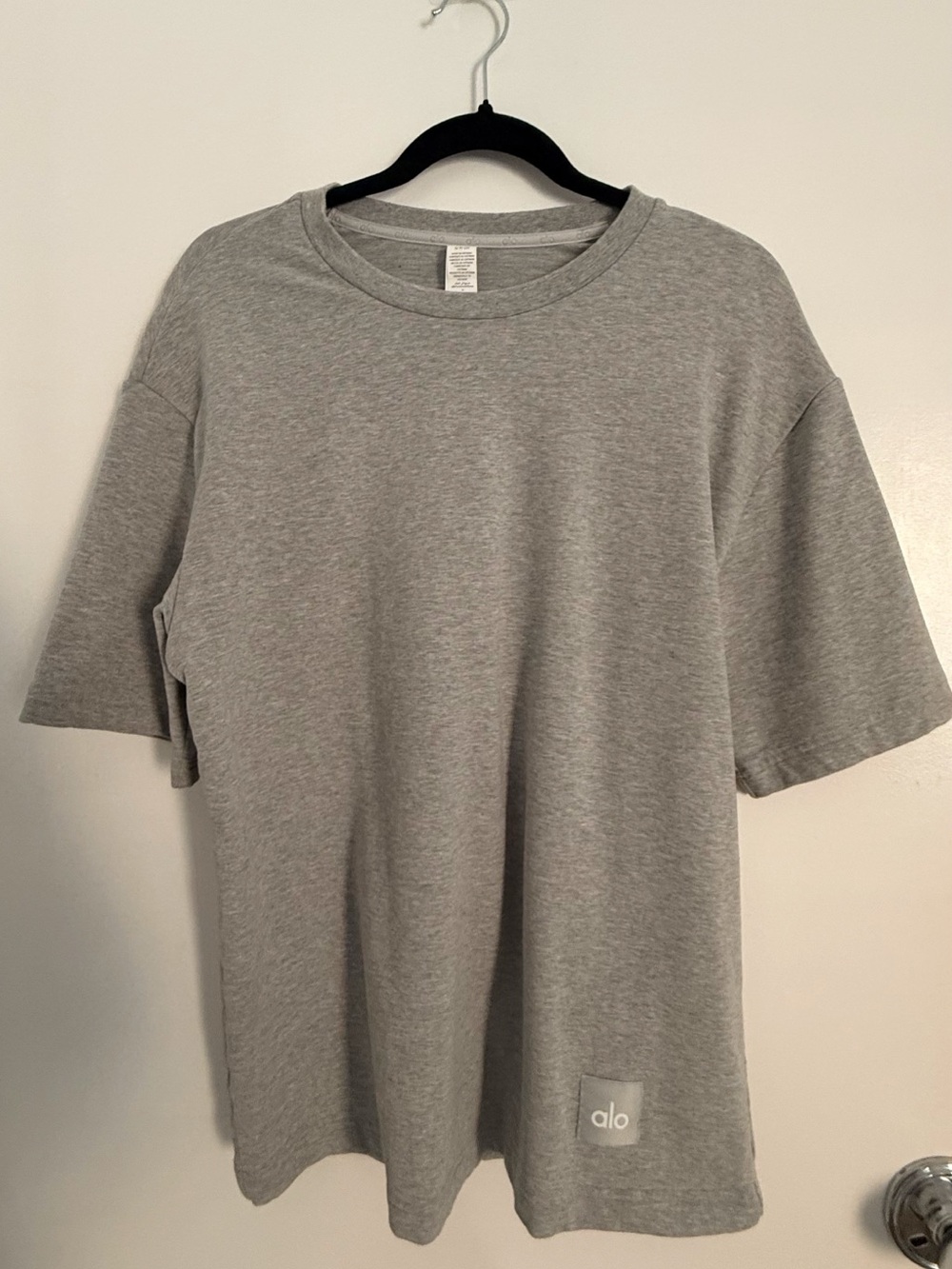Alo heather gray t-shirt small